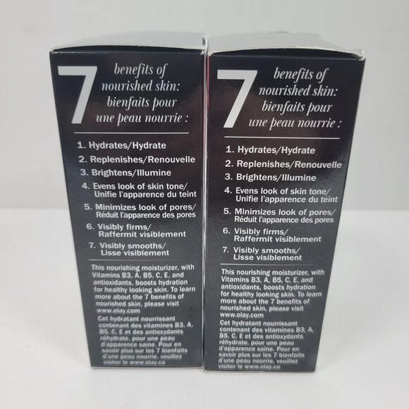 Olay Total Effects 7 In One Fragrance-Free Moisturizer 50ml Set of 2 NIB - Picture 4 of 5